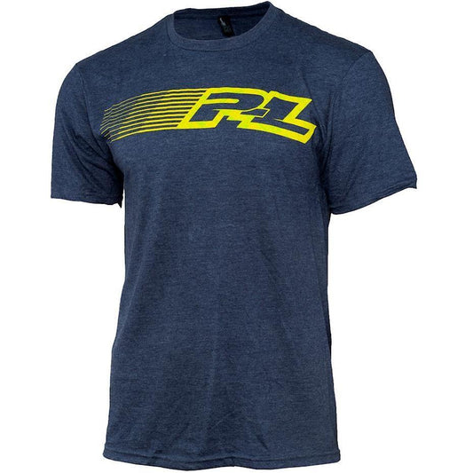 Pro-Line Linear Navy Blue Short Sleeve T-Shirt (L)