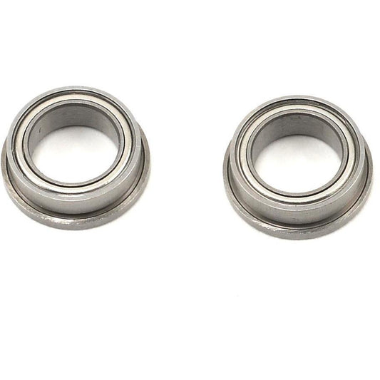 ProTek RC 1/4x3/8x1/8" Ceramic Metal Shielded Flanged "Speed" Bearing (2)