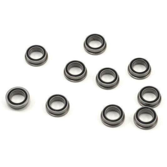 ProTek RC 1/4x3/8x1/8" Rubber Shielded Flanged "Speed" Bearing (10)