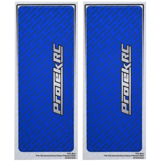 ProTek RC Universal "Thick" Chassis Protective Sheet (Blue) (2)