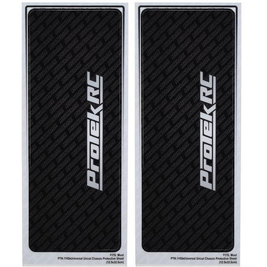 ProTek RC Universal Thick Chassis Protective Sheet (Black) (2)