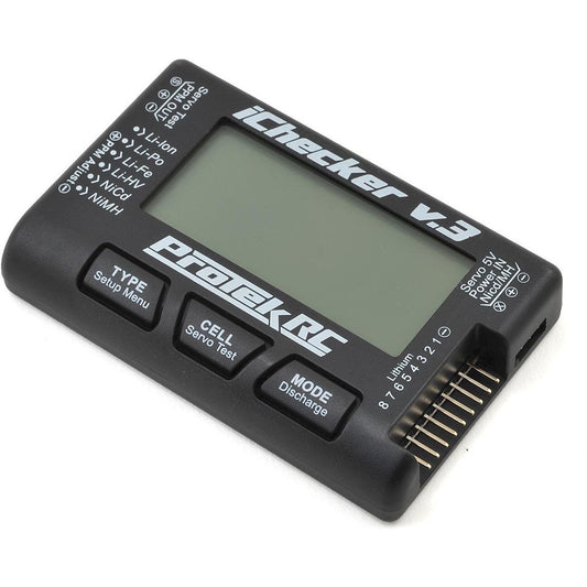 ProTek RC "iChecker 3.0" LCD LiPo Battery Cell Checker (2-8S)