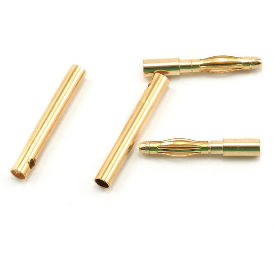 ProTek RC 2.0mm Gold Plated Inline Connectors (2 Male/2 Female)