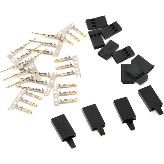 ProTek RC Futaba & JR Style "Locking" Servo Connectors (4 Pair)