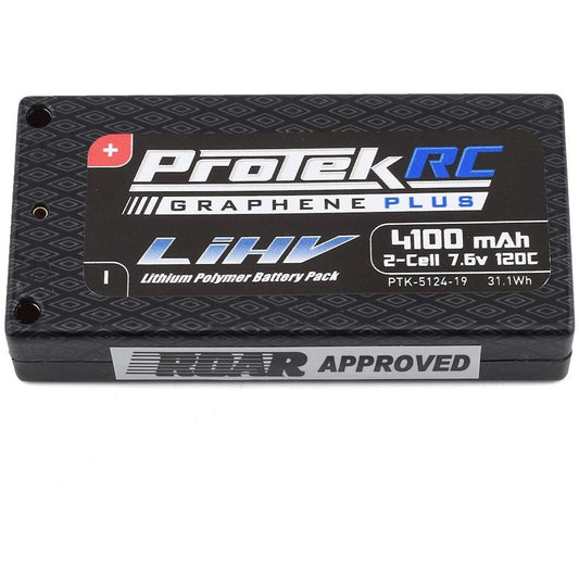 ProTek RC 2S 120C Si-Graphene + HV LCG Shorty LiPo Battery (7.6V/4100mAh)