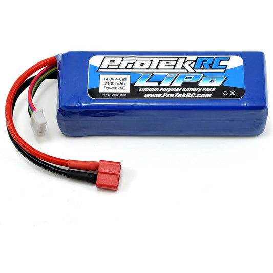 ProTek RC 4S LiPo 20C Battery Pack (14.8V/2100mAh) (Starter Box)