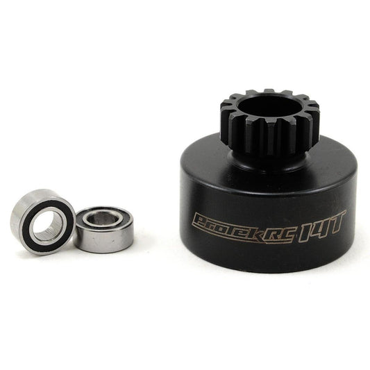 ProTek RC Hardened Clutch Bell w/Bearings (14T) (Mugen/OFNA Style)