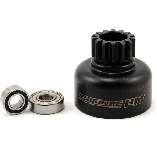 ProTek RC Hardened Clutch Bell w/Bearings (14T) (Losi 8IGHT Style)