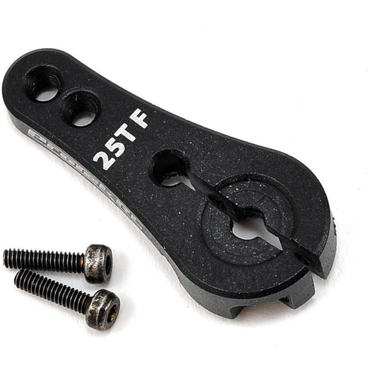 ProTek RC 4mm Aluminum Long Clamping Servo Horn (Black) (25T)
