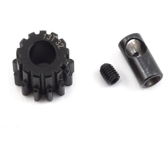 ProTek RC Steel 32P Pinion Gear w/3.17mm Reducer Sleeve (Mod .8) (5mm Bore) (13T)