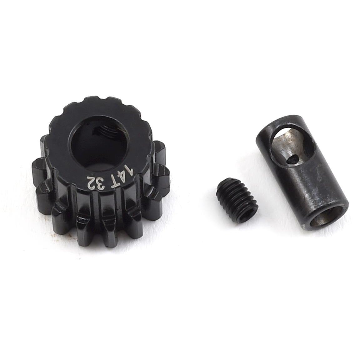 ProTek RC Steel 32P Pinion Gear w/3.17mm Reducer Sleeve (Mod .8) (5mm Bore) (14T)