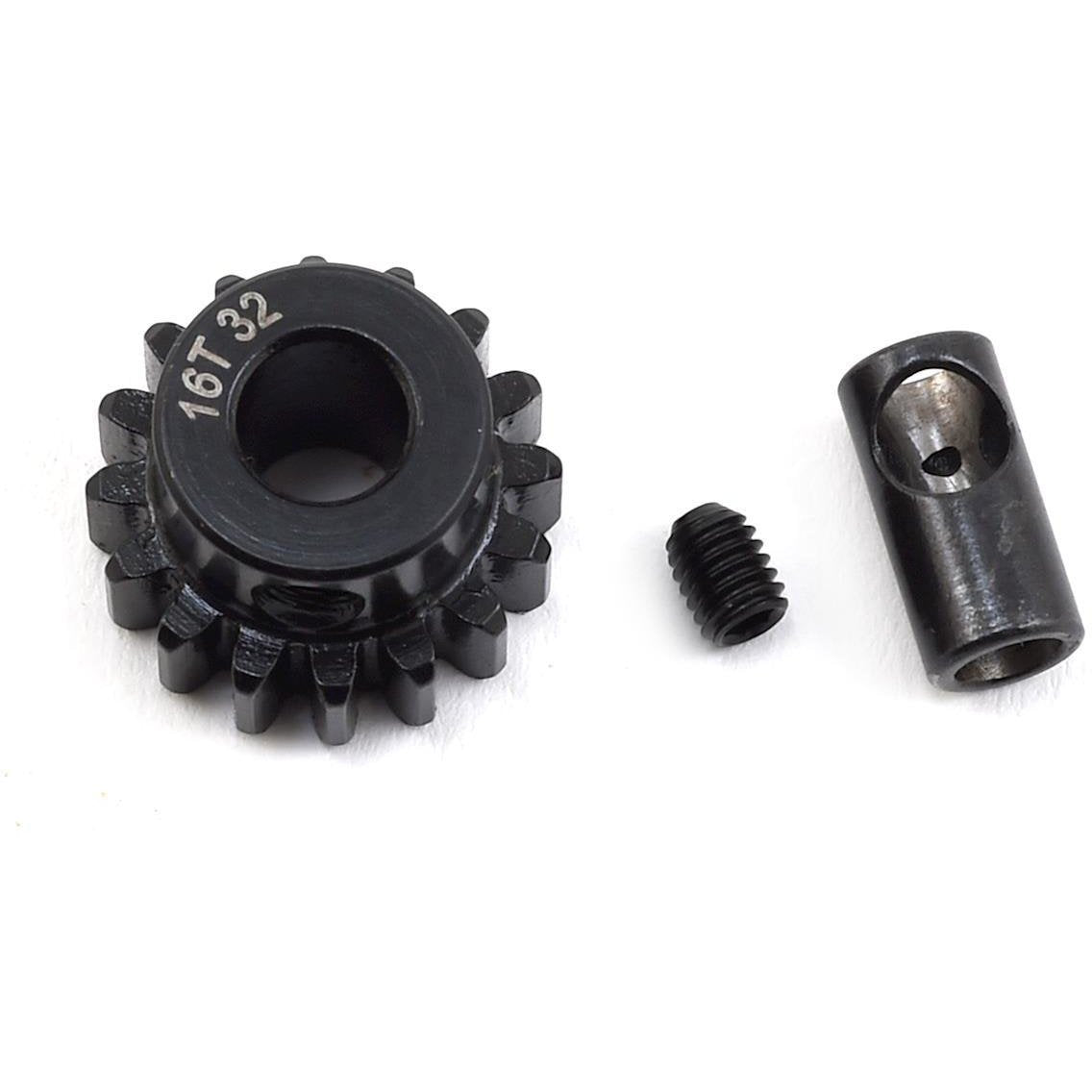 ProTek RC Steel 32P Pinion Gear w/3.17mm Reducer Sleeve (Mod .8) (5mm Bore) (16T)