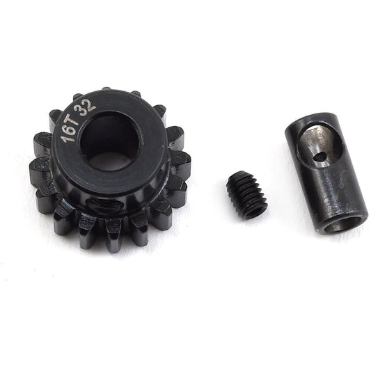 ProTek RC Steel 32P Pinion Gear w/3.17mm Reducer Sleeve (Mod .8) (5mm Bore) (16T)