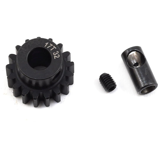 ProTek RC Steel 32P Pinion Gear w/3.17mm Reducer Sleeve (Mod .8) (5mm Bore) (17T)