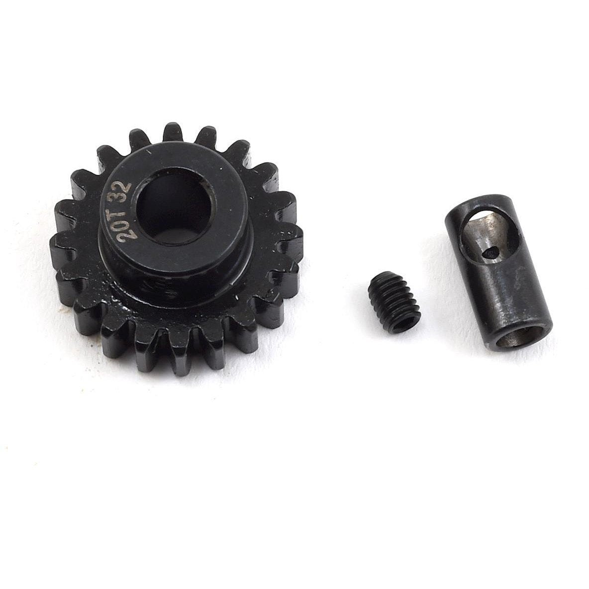 ProTek RC Steel 32P Pinion Gear w/3.17mm Reducer Sleeve (Mod .8) (5mm Bore) (20T)