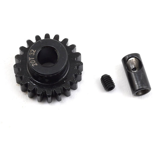 ProTek RC Steel 32P Pinion Gear w/3.17mm Reducer Sleeve (Mod .8) (5mm Bore) (20T)