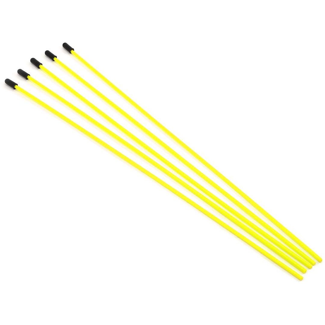 ProTek RC Antenna Tube w/Caps (Flo Yellow) (5)