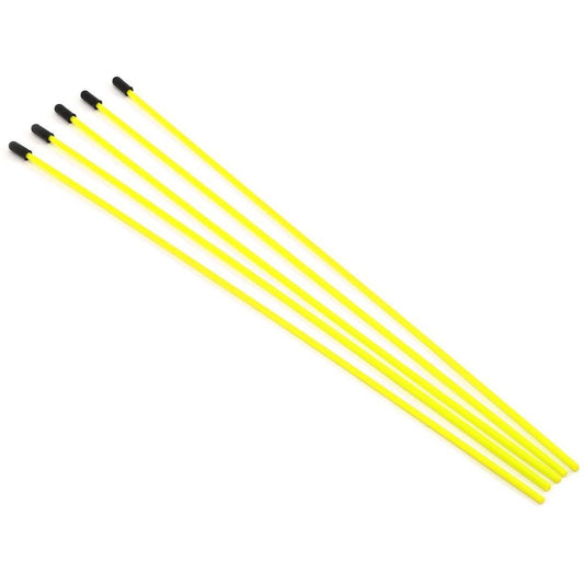 ProTek RC Antenna Tube w/Caps (Flo Yellow) (5)