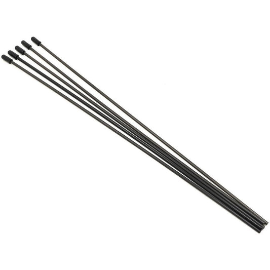 ProTek RC Antenna Tube w/Caps (Black) (5)