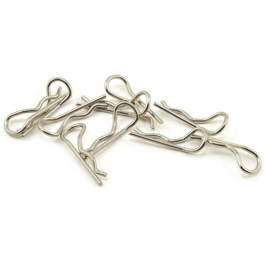 ProTek RC Standard Bent Body Clip (10) (1/10 Scale)