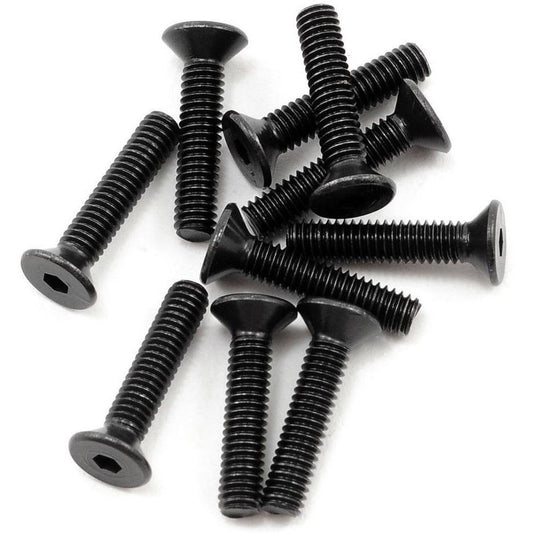 ProTek RC 2.5x12mm "High Strength" Flat Head Screws (10)