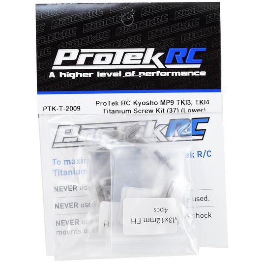 ProTek RC Kyosho MP9 TKI3, TKI4 Titanium Screw Kit (37) (Lower)
