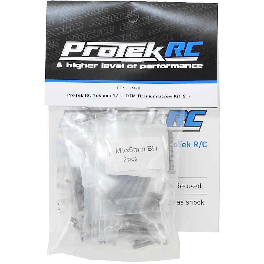 ProTek RC Yokomo YZ-2 DTM Titanium Screw Kit (91)