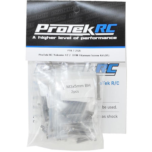 ProTek RC Yokomo YZ-2 DTM Titanium Screw Kit (91)