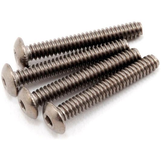 ProTek RC 4-40 x 3/4" Titanium Button Head Hex Screw (4)