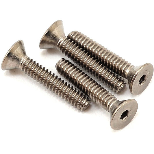 ProTek RC 4-40 x 5/8" Titanium Flat Head Hex Screw (4)