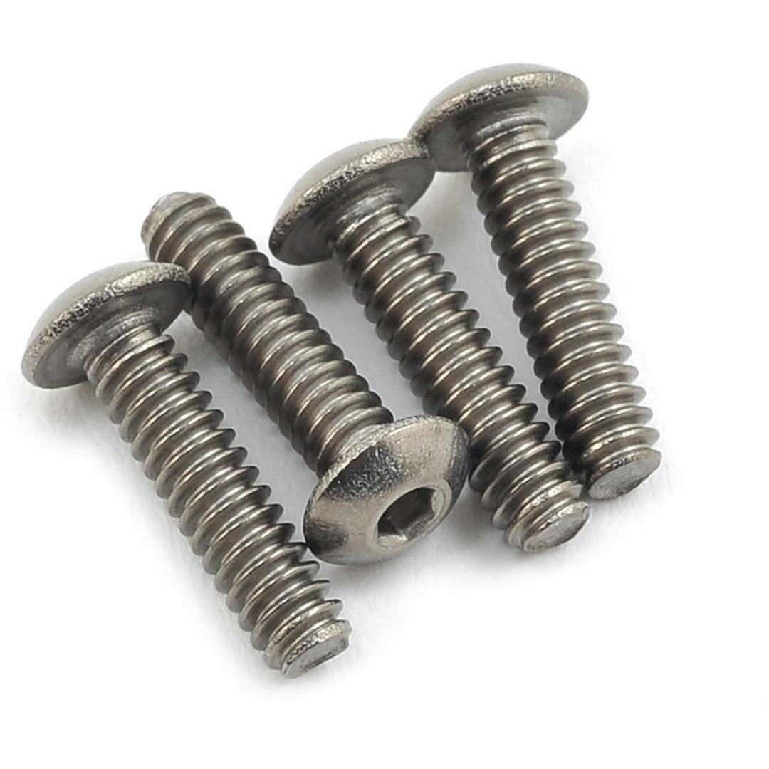 ProTek RC 4-40 x 7/16" Titanium Button Head Hex Screw (4)