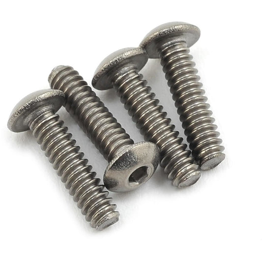 ProTek RC 4-40 x 7/16" Titanium Button Head Hex Screw (4)
