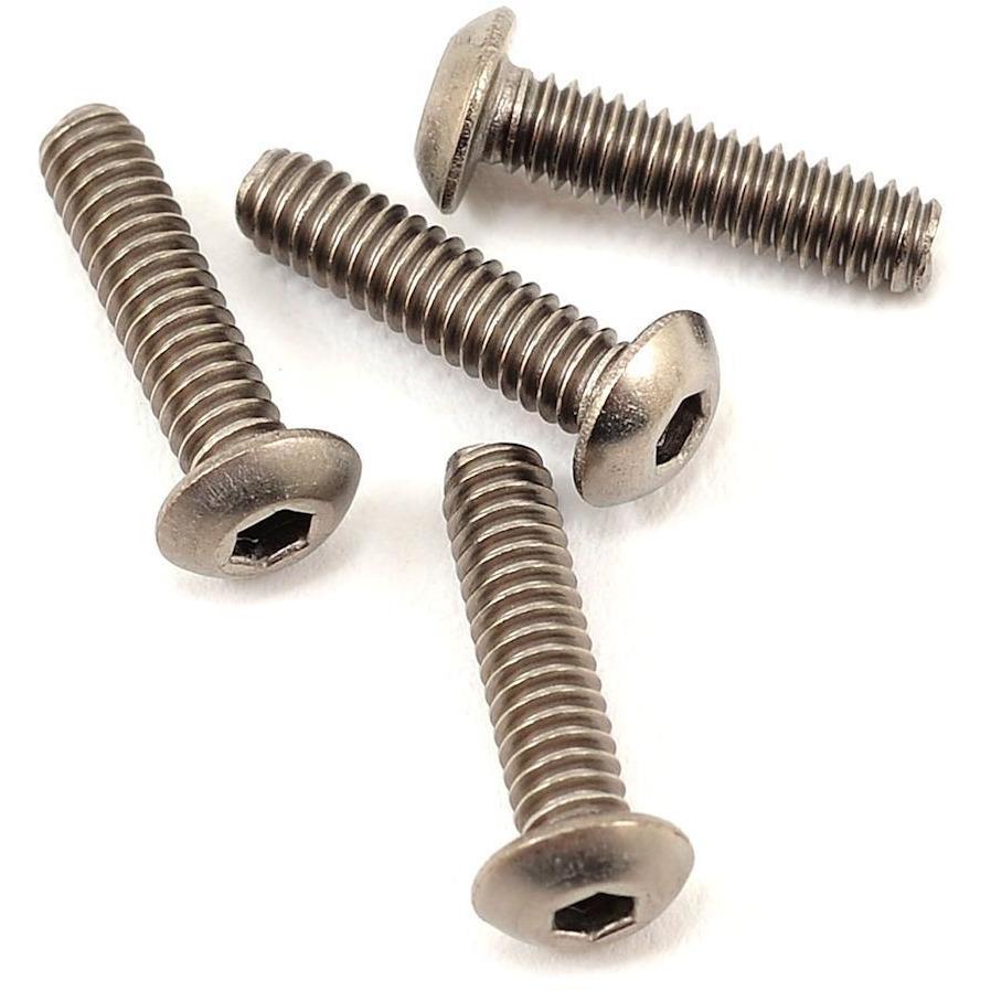 ProTek RC 5-40 x 1/2" Titanium Button Head Hex Screw (4)