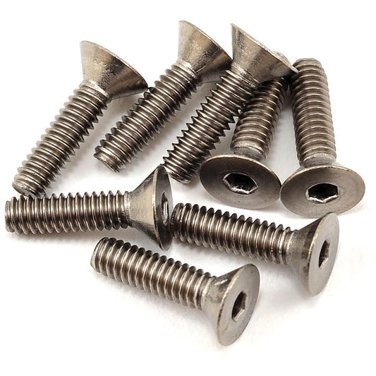 ProTek RC 5-40 x 1/2" Titanium Flat Head Hex Screw (8)
