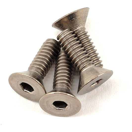 ProTek RC 5-40 x 3/8" Titanium Flat Head Hex Screw (4)