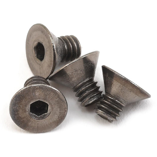 ProTek RC 8-32 x 1/4" Titanium Flat Head Hex Screw (4)