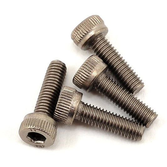ProTek RC 3x10mm Titanium Cap Head Hex Screw (4)