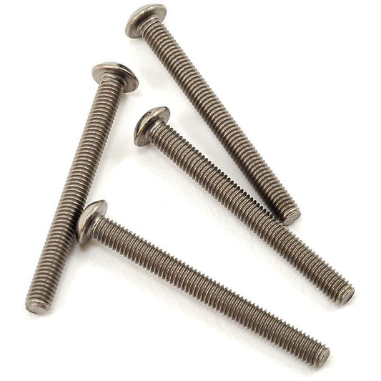 ProTek RC 3x30mm Titanium Button Head Hex Screw (4)