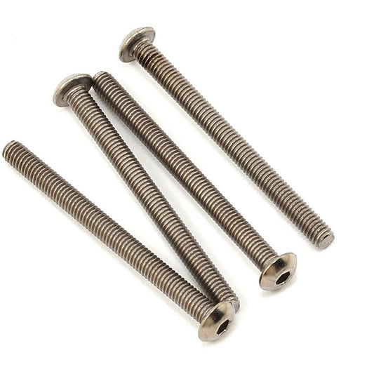 ProTek RC 3x35mm Titanium Button Head Hex Screw (4)