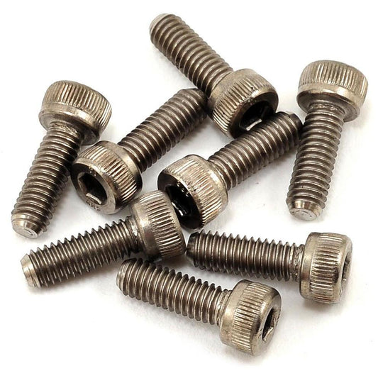 ProTek RC 4x12mm Titanium Cap Head Hex Screw (8)