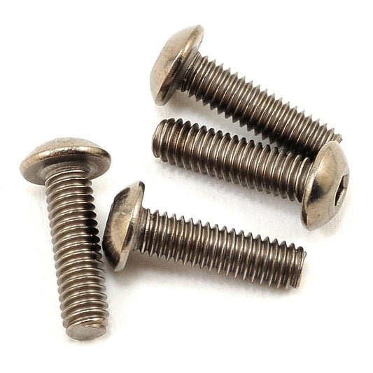 ProTek RC 4x14mm Titanium Button Head Hex Screw (4)