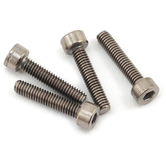 ProTek RC 2.5x12mm Titanium Cap Head Hex Screw (4)