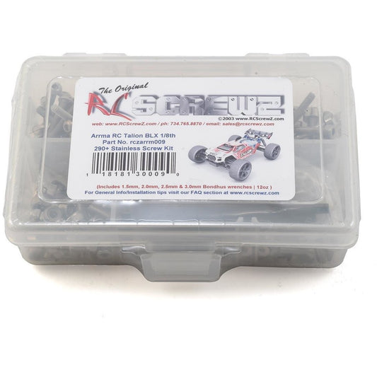 RC Screwz Arrma RC Talion BLX Stainless Steel Screw Kit