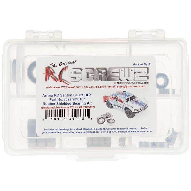 RC Screwz Rubber Shielded Bearing Kit Senton SC 6S