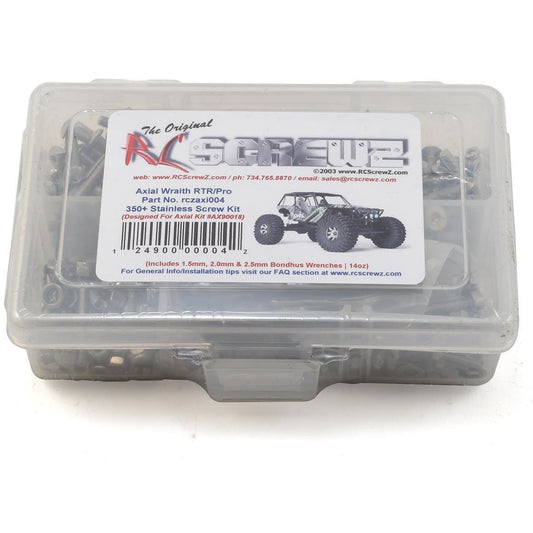 RC Screwz Axial Racing Wraith RTR Stainless Steel Screw Kit
