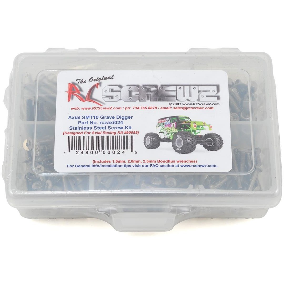 RC Screwz Axial SMT10 Grave Digger Stainless Steel Screw Kit