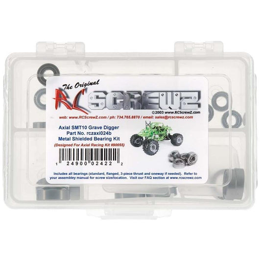 RC Screwz Metal Shield Bearings SMT10 Grave Digger