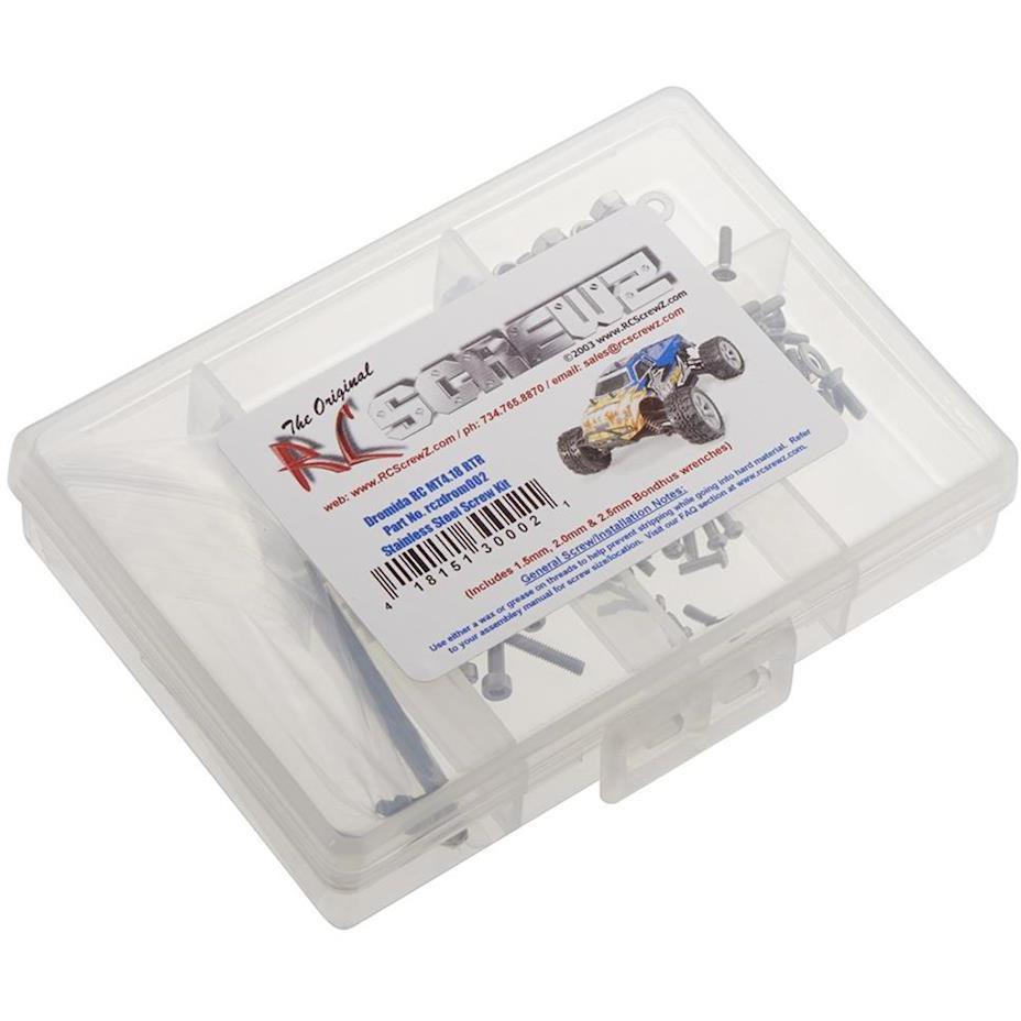 RC Screwz DROM002 SS Screw Kit Dromida MT4.18 RTR