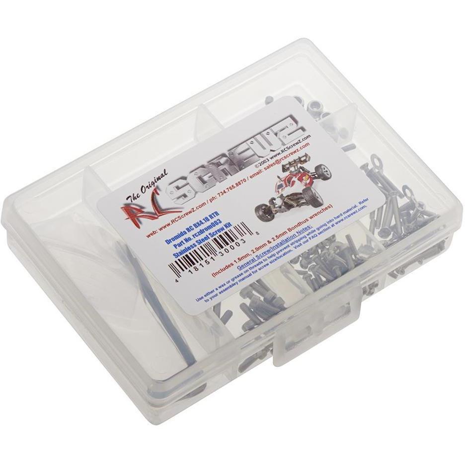 RC Screwz DROM003 SS Screw Kit Dromida BX4.18 RTR