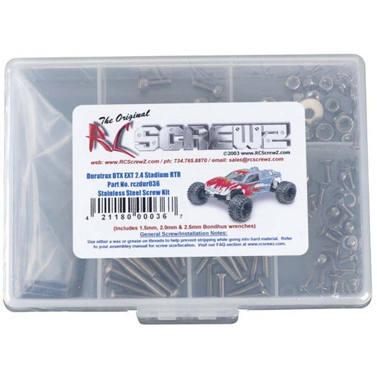 RC Screwz SS Screw Kit DTX Evader EXT2.4